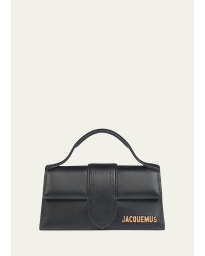 Jacquemus Le Bambino Leather Satchel Bag - Black