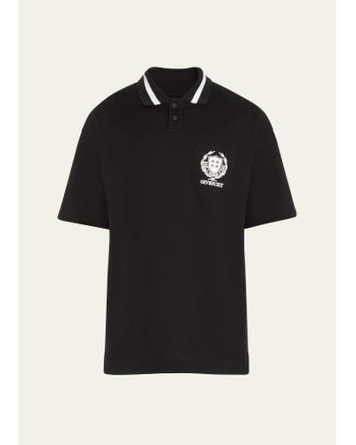 Givenchy College Logo Pique Polo Shirt - Black
