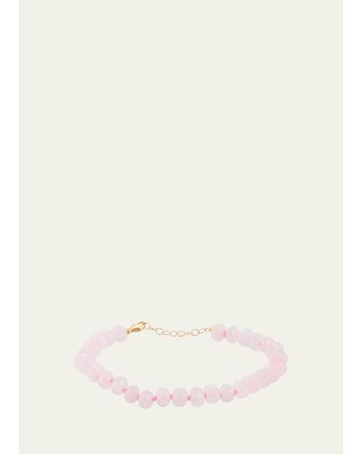 JIA JIA Rose Quartz Bead Bracelet - Natural