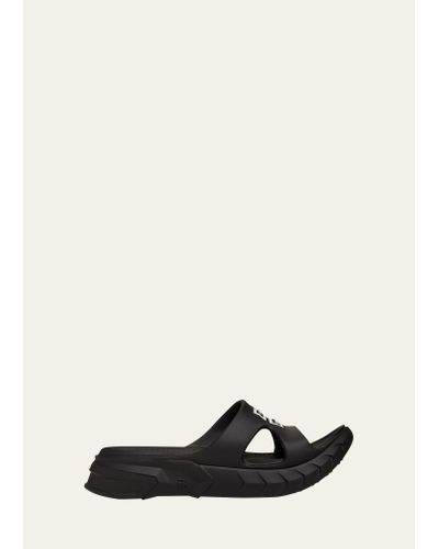 Givenchy Marshmallow 4g Rubber Slide Sandals - Black