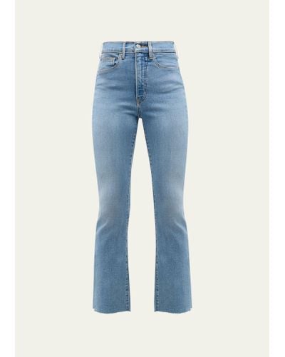 Veronica Beard Beverly Skinny-flare Ankle Jeans - Blue