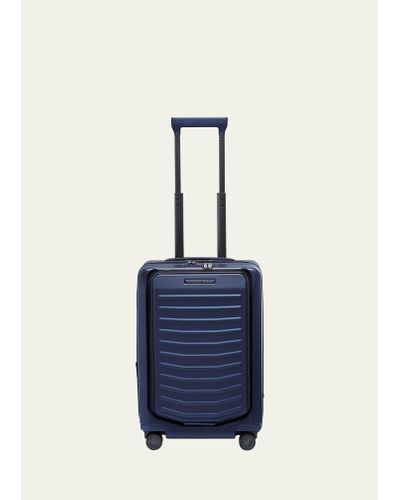 Porsche Design Roadster 21" Carry-on Expandable Spinner Luggage - Blue