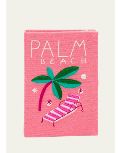Olympia Le-Tan Palm Beach Book Clutch Bag - Pink