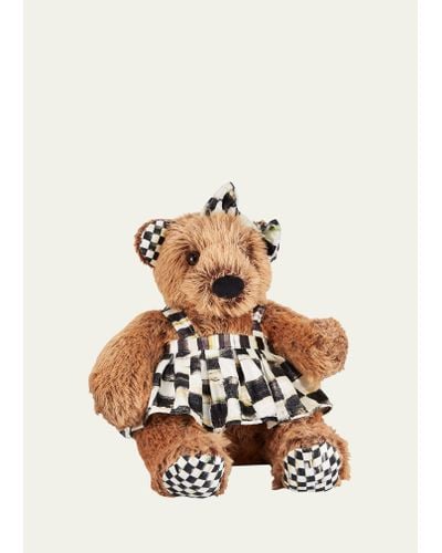 Mackenzie-Childs Kenzie The Bear Stuffed Teddy Bear - Multicolor