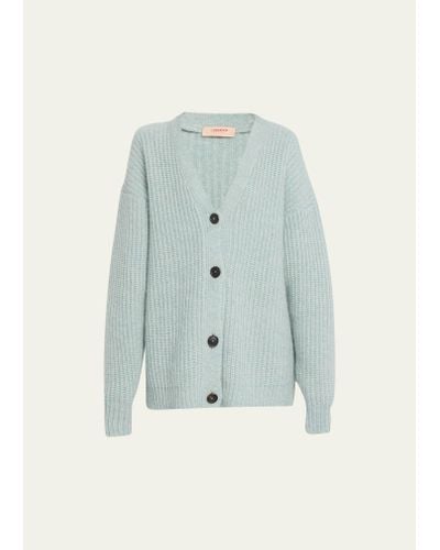 Indress Relaxed Cashmere Cardigan - Blue