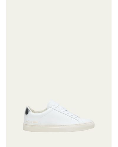 Common Projects Retro Leather Low-top Sneakers - Natural