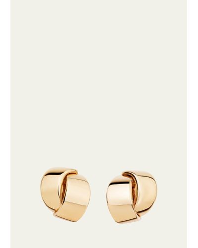 Vhernier 18k Rose Gold Abbracio Clip-on Earrings - Natural