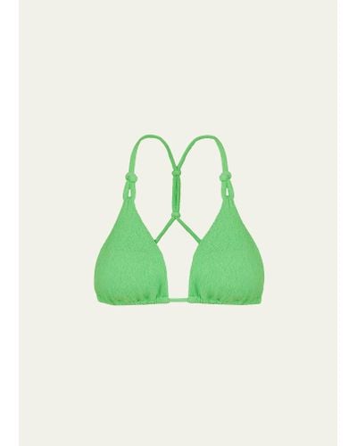 ViX Firenze Edie T-back Bikini Top - Green