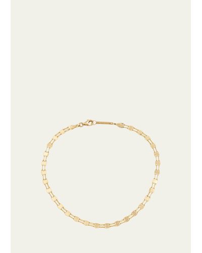 Lana Jewelry 14k St Barts Chain Anklet - Natural