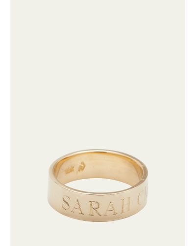 Sarah Chloe Ciela 14k Gold Band Ring - Natural