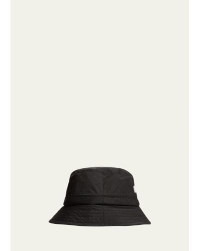Marc Jacobs Logo-embroidered Bucket Hat - Black
