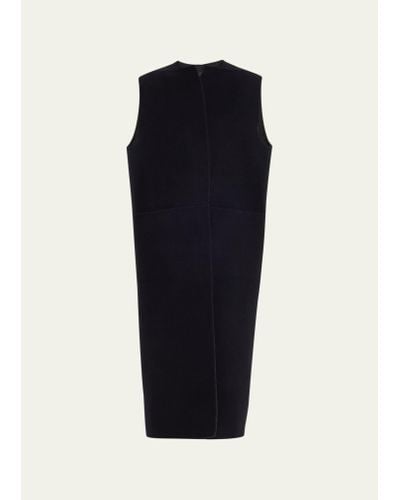 Givenchy Long Wool Cashmere Vest - Blue