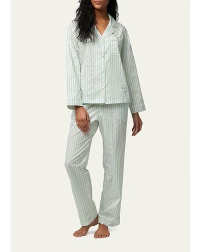Bedhead Striped Puckered Organic Cotton Pajama Set - Multicolor