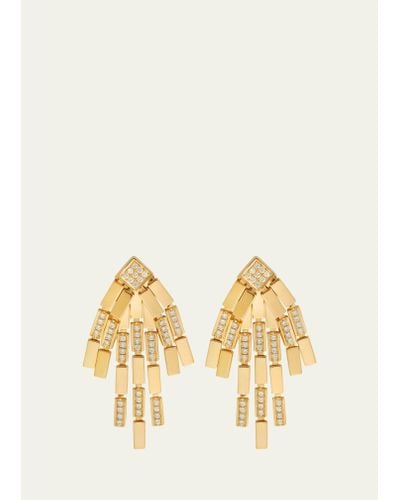 Ileana Makri 18k Yellow Gold Diamond Rapid Earrings - Metallic