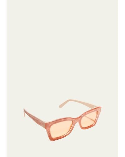 Zimmermann Prima Acetate & Metal Cat-eye Sunglasses - Natural