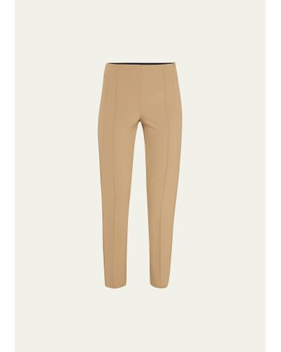 Lafayette 148 New York Gramercy Acclaimed-stretch Pants - Natural