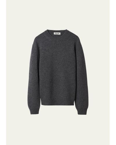 Miu Miu Crew-neck Cashmere Sweater - Black
