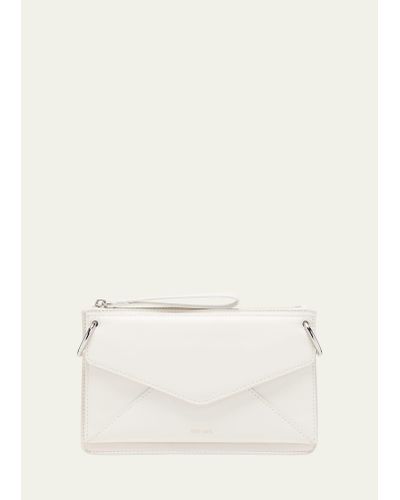 WE-AR4 The Envelope Leather Crossbody Bag - Natural
