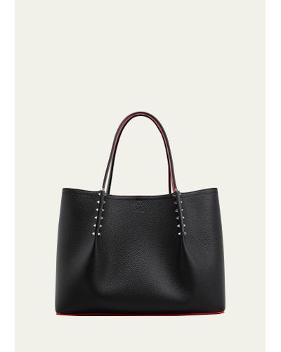 Christian Louboutin Cabarock Small In Grained Leather - Black