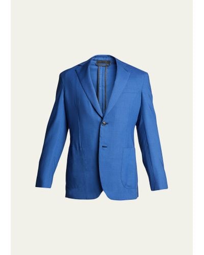 Brioni Soft Cashmere Sport Jacket - Blue