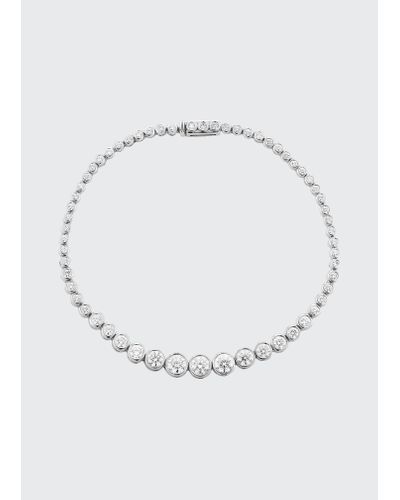 Jemma Wynne Prive Luxe White Gold Diamond Tennis Bracelet