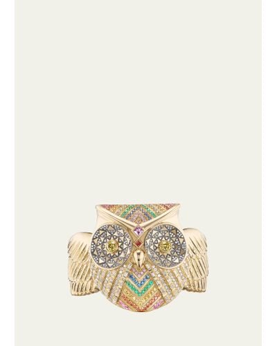 Harwell Godfrey Owl Cuff One-of-a-kind Bracelet - Natural