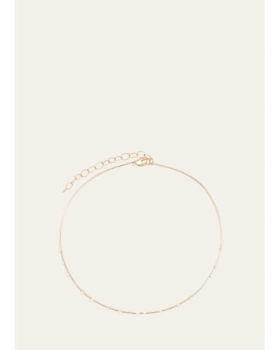 Mattia Cielo 18k Yellow Gold And Diamond Collar Necklace - Natural