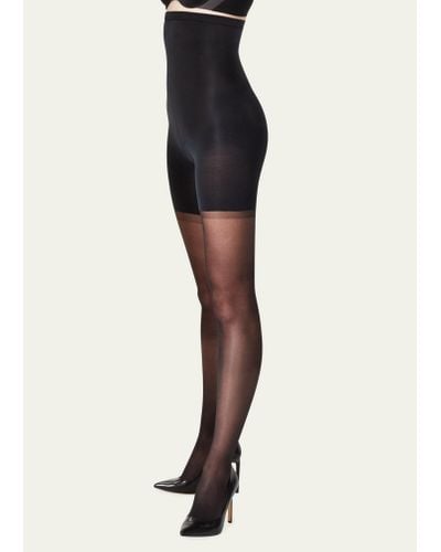 Spanx High-Waisted Shaping Sheers - Black