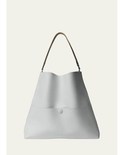 Callista Slim Medium Leather Tote Bag - Multicolor