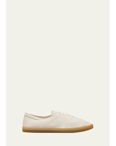 The Row Sam Canvas Low-top Sneakers - Natural
