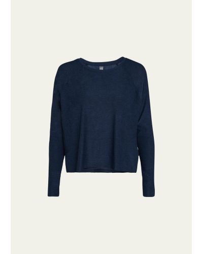 Beyond Yoga Featherweight Daydreamer Pullover - Blue