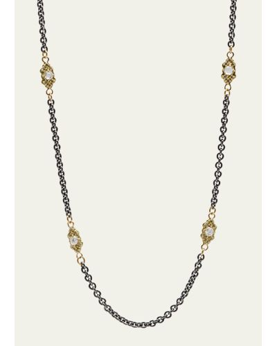 Armenta Old World Scroll Station Necklace - Multicolor