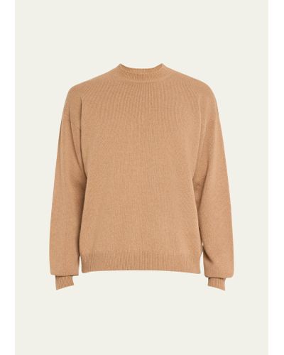 Balenciaga Cashmere Jersey Sweater - Natural