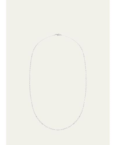 Paul Morelli White Gold Rose-cut Diamond Chain Necklace - Natural
