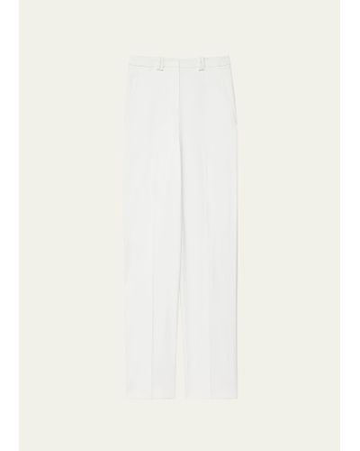 Another Tomorrow Wide-leg Fluid Pants - Natural