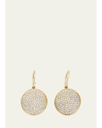 Ippolita Medium Flower Drop Earrings In 18k Gold With Diamonds - Natural