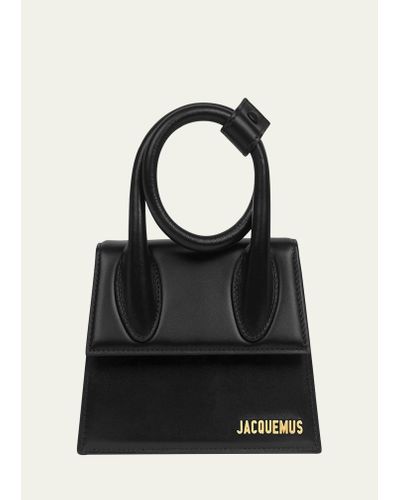 Jacquemus Le Chiquito Noeud Satchel Bag - Black