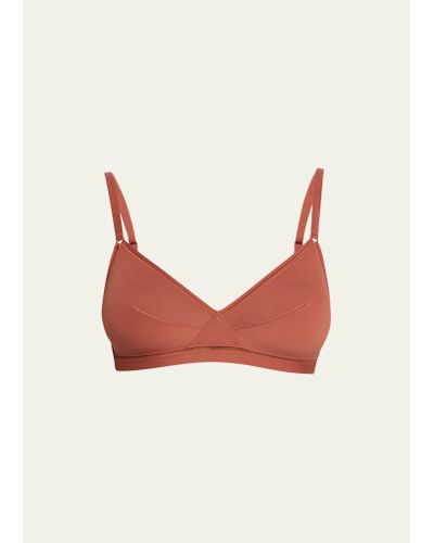 Eres Lydia Soyeuse Wireless Recycled Jersey Bra - Red