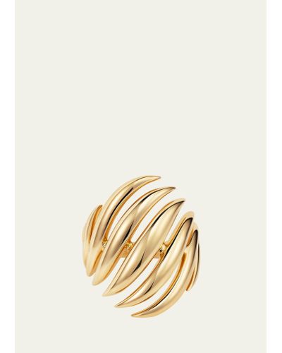 Fernando Jorge 18k Yellow Gold Medium Flame Ring - Metallic