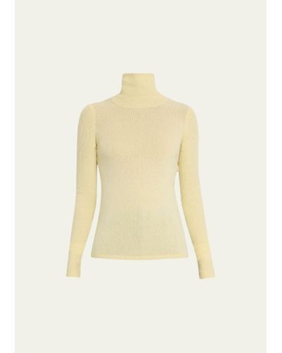 Maria McManus Turtleneck Cashmere Sweater - Yellow