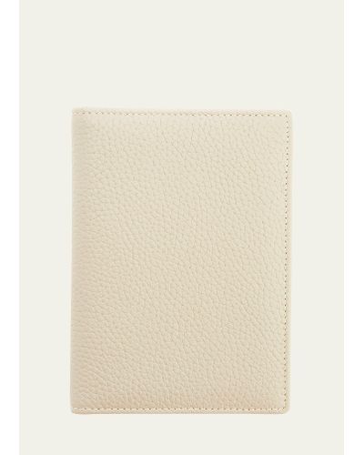 ROYCE New York Personalized Leather Rfid-blocking Passport Case - Natural