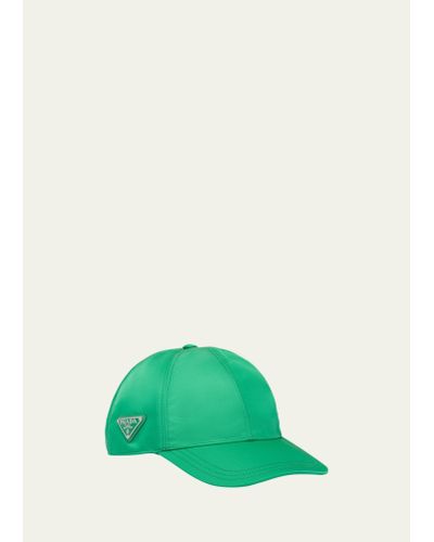 Prada Nylon Baseball Hat - Green