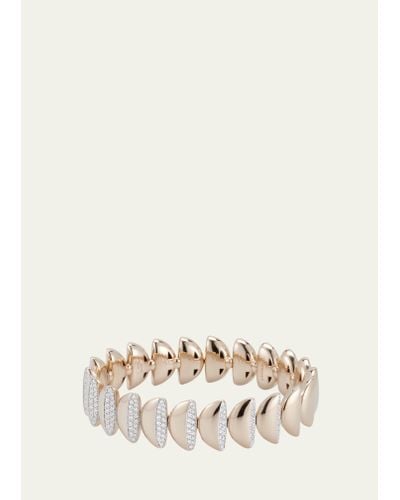 Vhernier 18k White Gold Eclisse Endless Diamond Bracelet - Natural