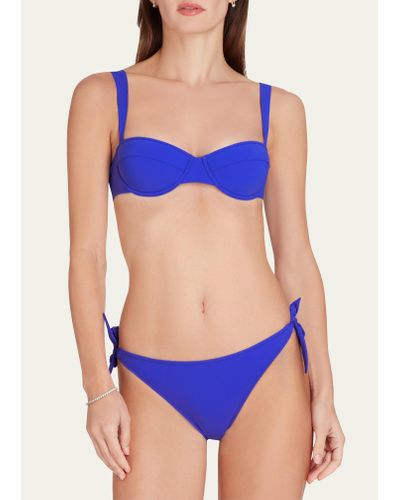 VALIMARE Milos Side-tie Bikini Bottoms - Blue