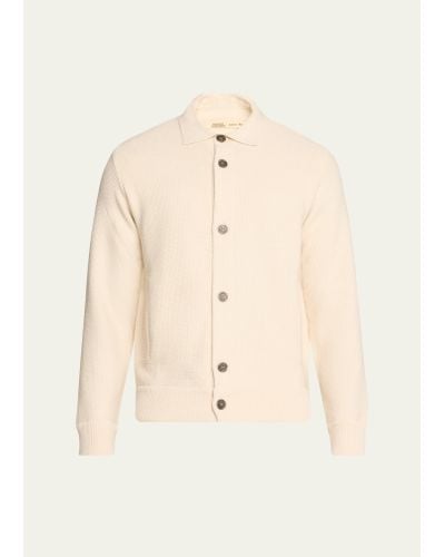 Baldassari Silk Cotton Overshirt - Natural