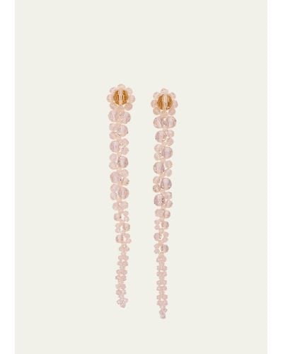 Simone Rocha Crystal Drip Earrings - Natural