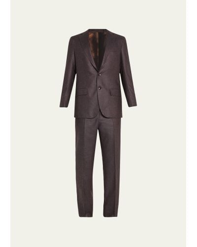Kiton Cashmere-blend Nailhead Suit - Multicolor