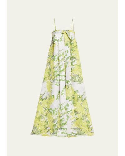 BERNADETTE Estelle Floral Print Maxi Dress - Yellow
