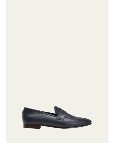 Bougeotte Flaneur Calfskin Penny Loafers - White