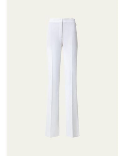 Akris Carl Structured Silk-blend Pants - White